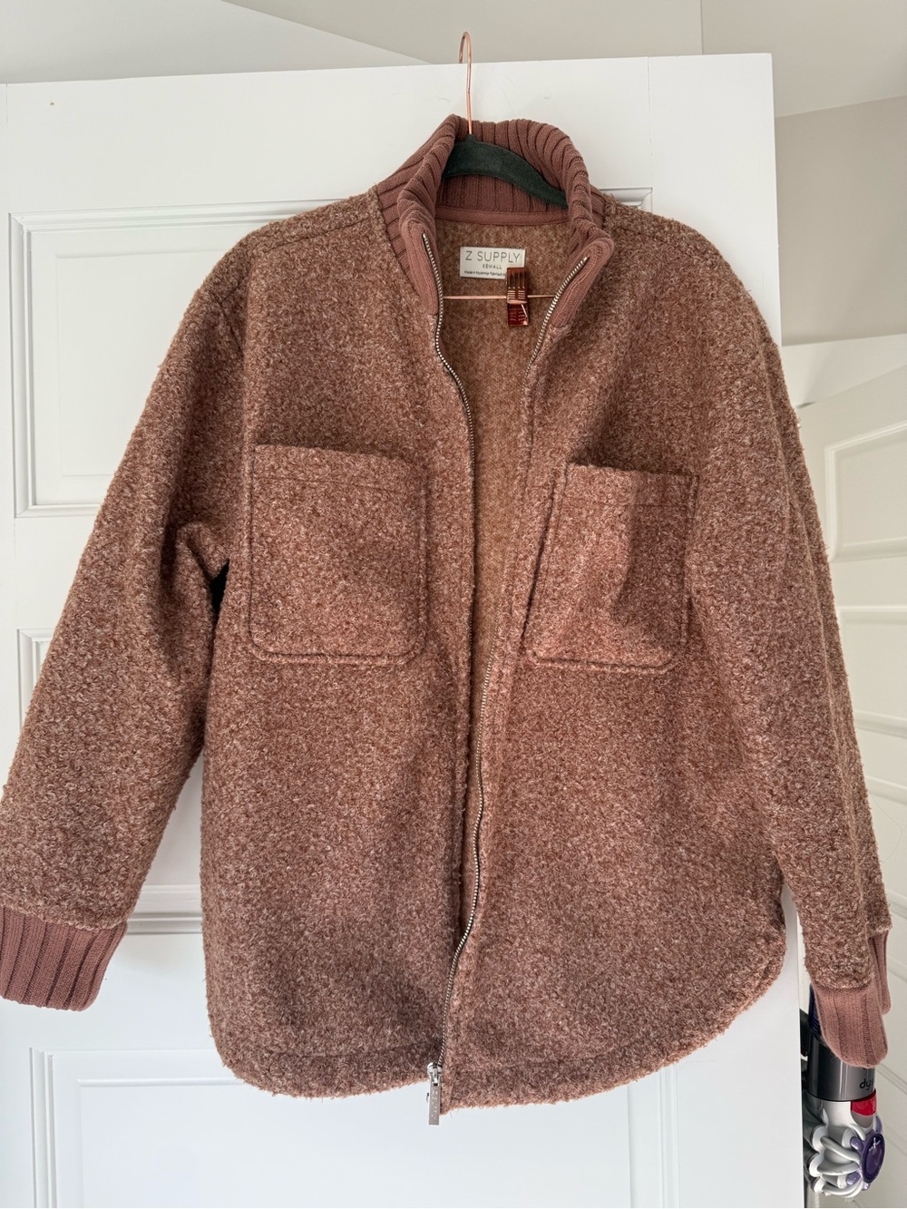 Z Supply Women's Zip-Front Bouclé Jacket